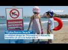Épluchures beach la célèbre plage de l'Huveaune à Marseille, interdite un an à la baignade