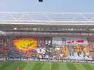 RC Lens : tifo en hommage aux minutes morts pendant la catastrophe de Courrières