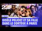 Journée des droits des femmes : Gisèle Pelicot et sa fille Caroline en tête du cortège parisien.