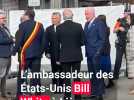 L'ambassadeur des États-Unis Bill White à Liège après l'attaque de la synagogue