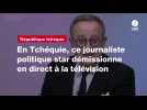 VIDÉO. En Tchéquie, ce journaliste politique star démissionne en direct à la télévision