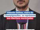 Valentin Dethou, maire de Champigneulles, se représente aux élections municipales