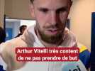 Arthur Vitelli (Sochaux) très content de ne pas prendre de but