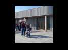 Calais : visite du chantier du centre social du Fort Nieulay