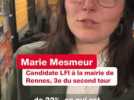 VIDEO. réaction marie mesmeur Rennes