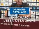 Dragons Catalans : Lenny Marc, l'essai de la gagne