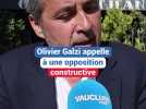 Olivier Galzi, son appel à une opposition constructive