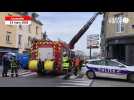 VIDÉO. Un feu d'appartement se déclare rue Tourville à Coutances