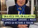 "On a vécu 1995, on allait pas recommencer" savoure Josée Massi après sa victoire à Toulon