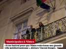Municipales à Nîmes : les premiers mots de Vincent Bouget au balcon de la mairie