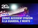 New York : un avion percute un véhicule sur la piste d'atterrissage à la Guardia