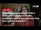 VIDEO. Résultats municipales 2026 à Grenoble : Laurence Ruffin, candidate divers gauche, est élue face à Alain Carignon