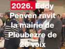 VIDÉO. Municipales 2026 à Ploubezre : la première réaction d'Eddy Penven après sa victoire