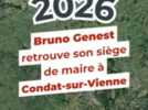 Municipales - Le retour gagnant de Bruno Genest, réélu à Condat-sur-Vienne