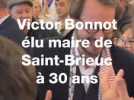 VIDEO. Municipales 2026 à Saint-Brieuc : « Victor, Victor ! » : le nouveau maire acclamé après sa victoire