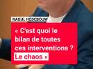 Raoul Hedebouw sur la guerre au Moyen-Orient : « C'est quoi le bilan de toutes ces interventions ? Le chaos »