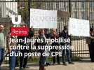 Mobilisation au lycée Jean-Jaurès à Reims contre la suppression d'un poste de CPE
