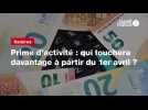 VIDÉO. Prime d'activité : qui touchera davantage à partir du 1er avril ?
