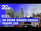 Un drone iranien Shahed frappe le centre historique de Lviv en Ukraine