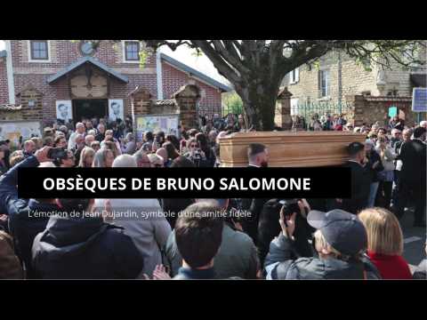 VIDEO : Obs�ques de Bruno Salomone : l?�motio&hellip;