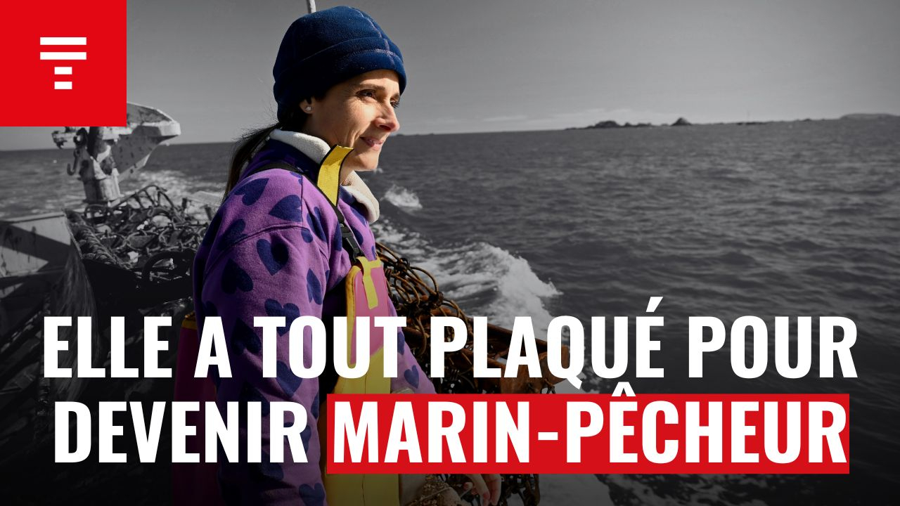 « C’est l’amour qui me fait tenir » : de l’immobilier à la pêche à la coquille, la reconversion d’Elsa, l’une des rares femmes marins-pêcheurs en Bretagne [Vidéo]
