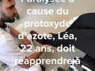Paralysée à cause du protoxyde d'azote à 22 ans, elle doit réapprendre à marcher