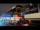 Livraison spectaculaire de la première rame du futur tramway de la métropole de Lille