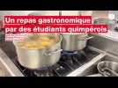 VIDÉO. Ces étudiants d'un lycée de Quimper ont cuisiné aux côtés d'une cheffe étoilée