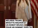 Melania Trump, Brigitte Macron et un robot réunis pour un sommet sur l'IA