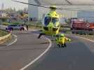 Saint-Marcel : choc frontal sur la rocade de Chalon, le SMUR va héliporter un blessé grave