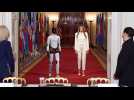 Melania Trump présente robot humanoïde et classe IA au sommet mondial de l'éducation