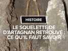 Le squelette de d'Artagnan retrouvé dans une église, on vous raconte