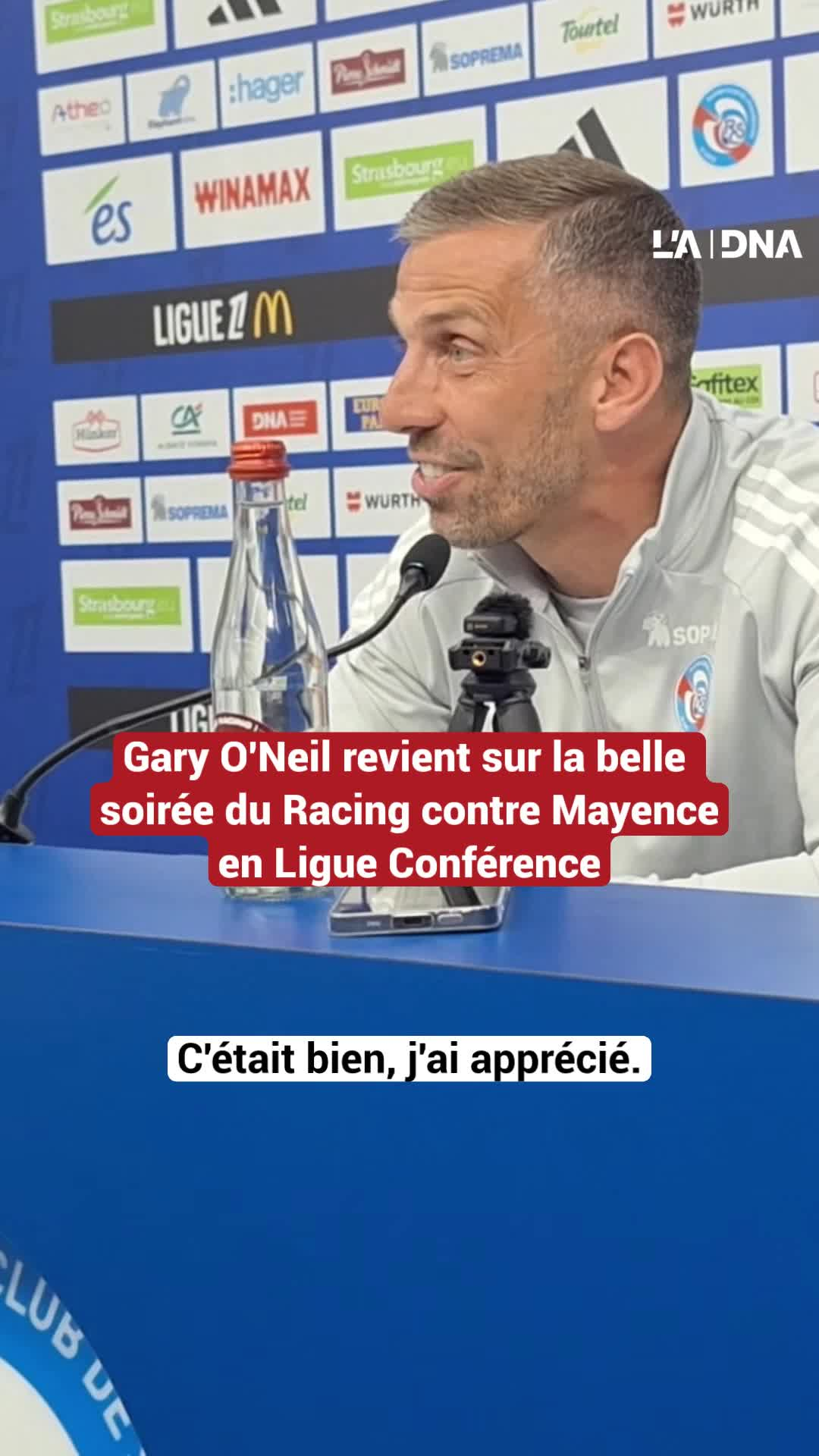 Une virée au fast-food et des bains de foule... Gary O'Neil raconte sa soirée après Racing Club de Strasbourg - Mayence