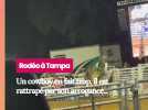 Vid�o Aux �tats-Unis, un cowboy fait le show mais �a se termine en vengeance �questre