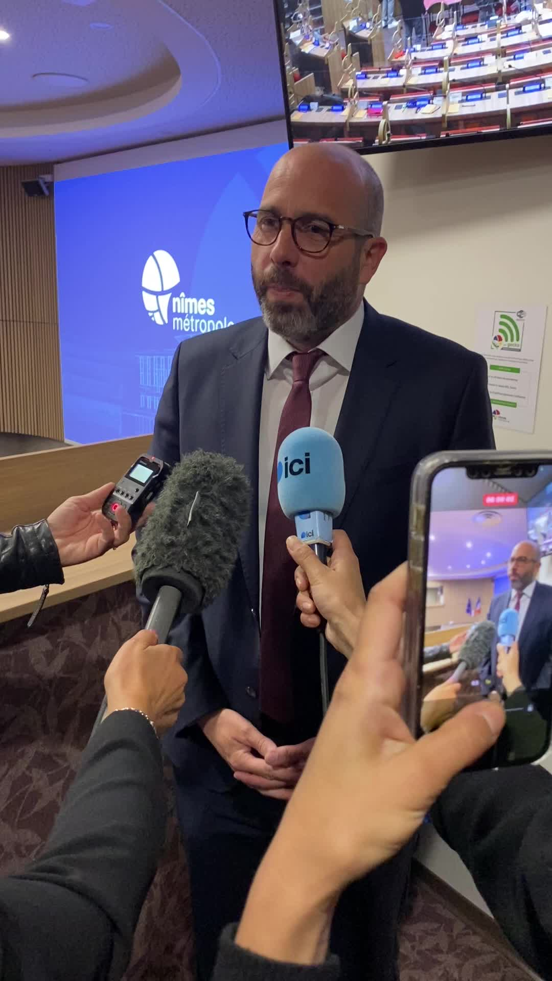 Every municipality, every inhabitant counts!: Vincent Bouget, mayor of Nîmes, elected as president of Nîmes by a large margin