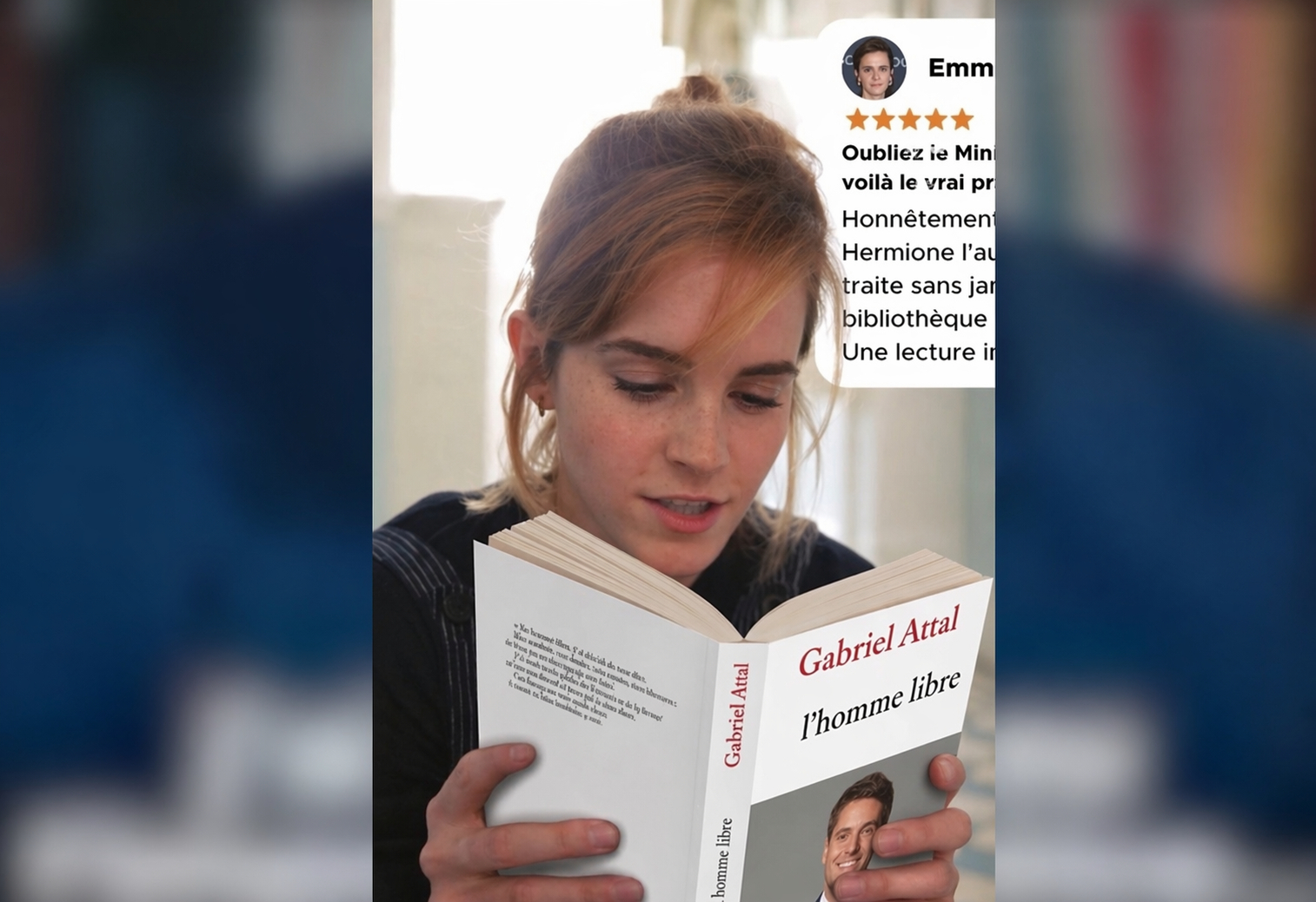 Faux visuels de célébrités : la com' ratée du nouveau livre de Gabriel Attal sur les réseaux sociaux