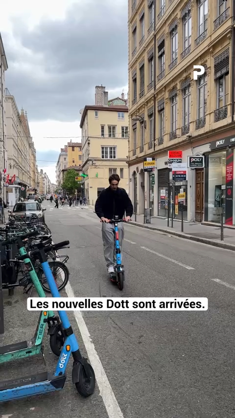 Les nouvelles trottinettes électriques Dott débarquent à Lyon