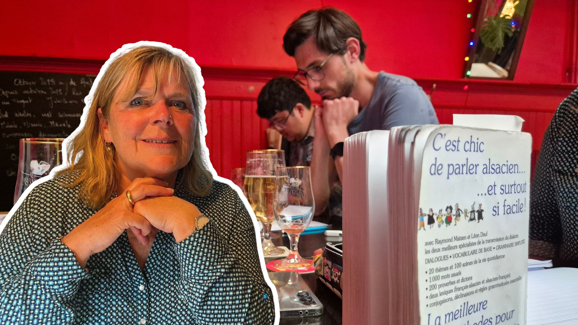 Elle donne des cours d'alsacien dans un bar à Strasbourg