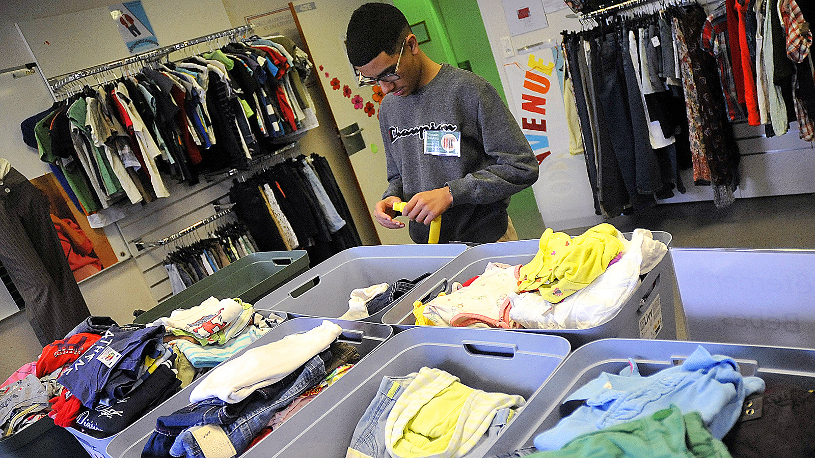 Colmar : une boutique solidaire au collège Molière