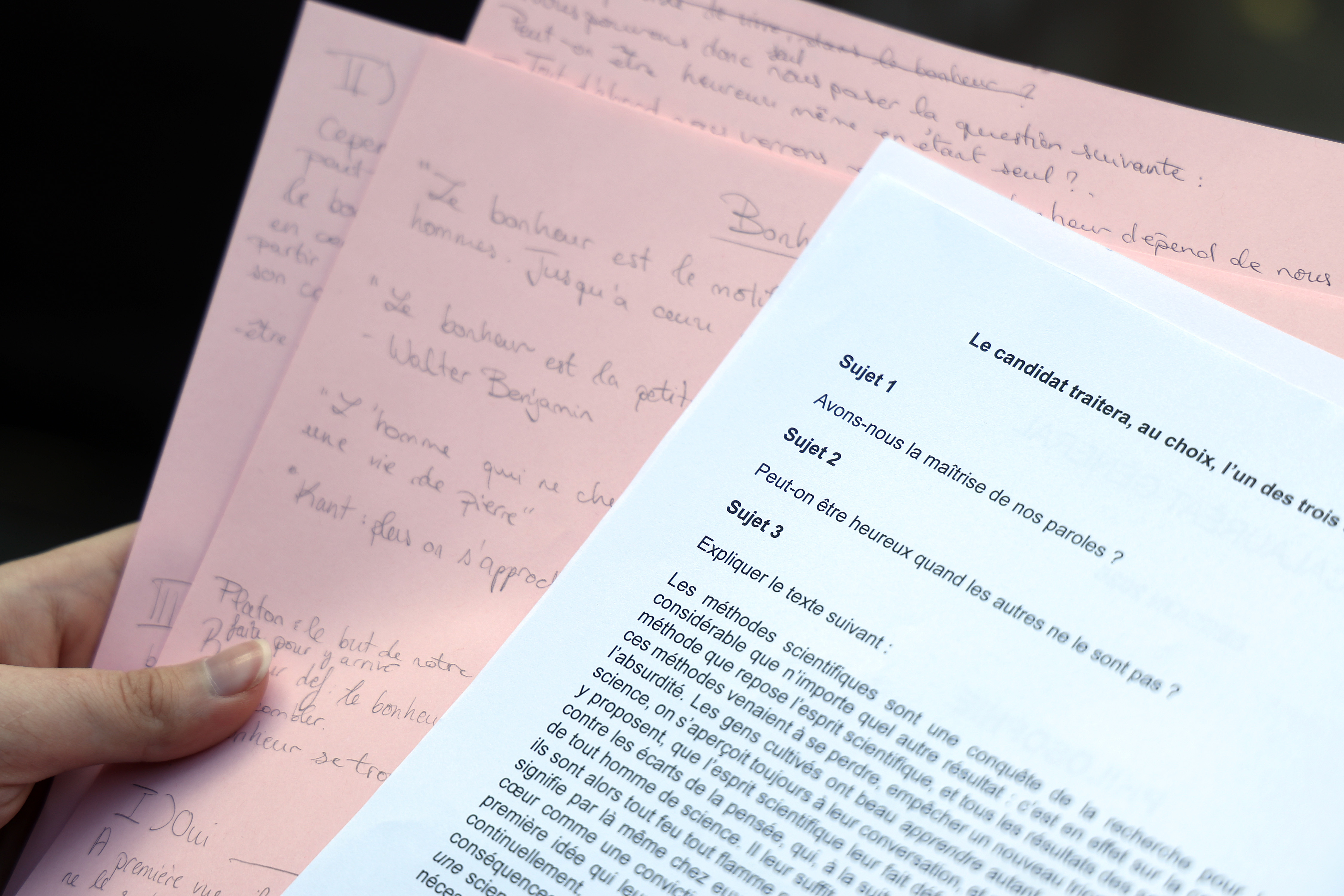 A Strasbourg, le bonheur est dans le bac de philo