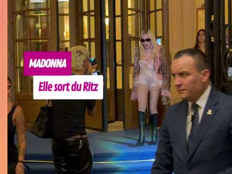 VIDEO : Madonna sort du Ritz