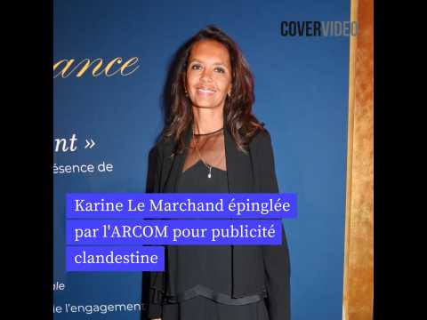 VIDEO : Karine Le Marchand �pingl�e par l'ARC&hellip;