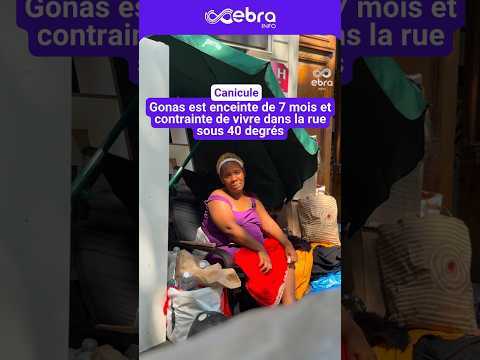 Enceinte de 7 mois elle vit dans la rue