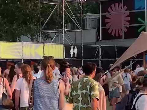 VIDEO : Werchter Boutique stopp� � cause des orages