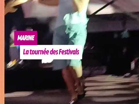 VIDEO : Marine, en tourn�e des Festivals, ell&hellip;