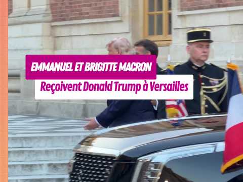 VIDEO : Brigitte Macron brille � Versailles lors d?un d�ner exclusif avec Donald Trump