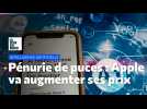 Vid�o P�nurie de puces : Apple va augmenter ses prix