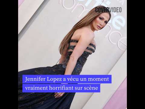 VIDEO : Jennifer Lopez a v�cu un moment horrifiant sur sc�ne