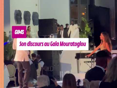 VIDEO : Le king Gims, invit� d?honneur du Gala caritatif de Patrick Mouratoglou, a prononc� un beau discours