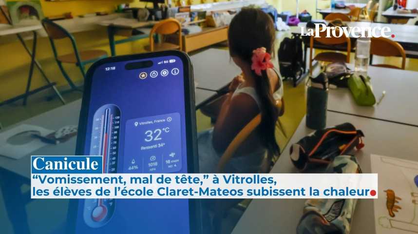 À Vitrolles, les parents de l’école élémentaire Claret-Matéos en surchauffe à cause des classes où il fait 31°